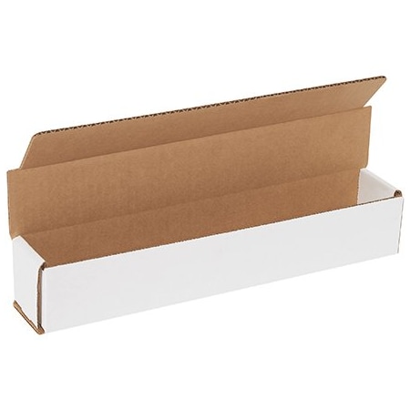 Box Packaging Corrugated Mailers, 12"L x 2"W x 2"H, White M1222